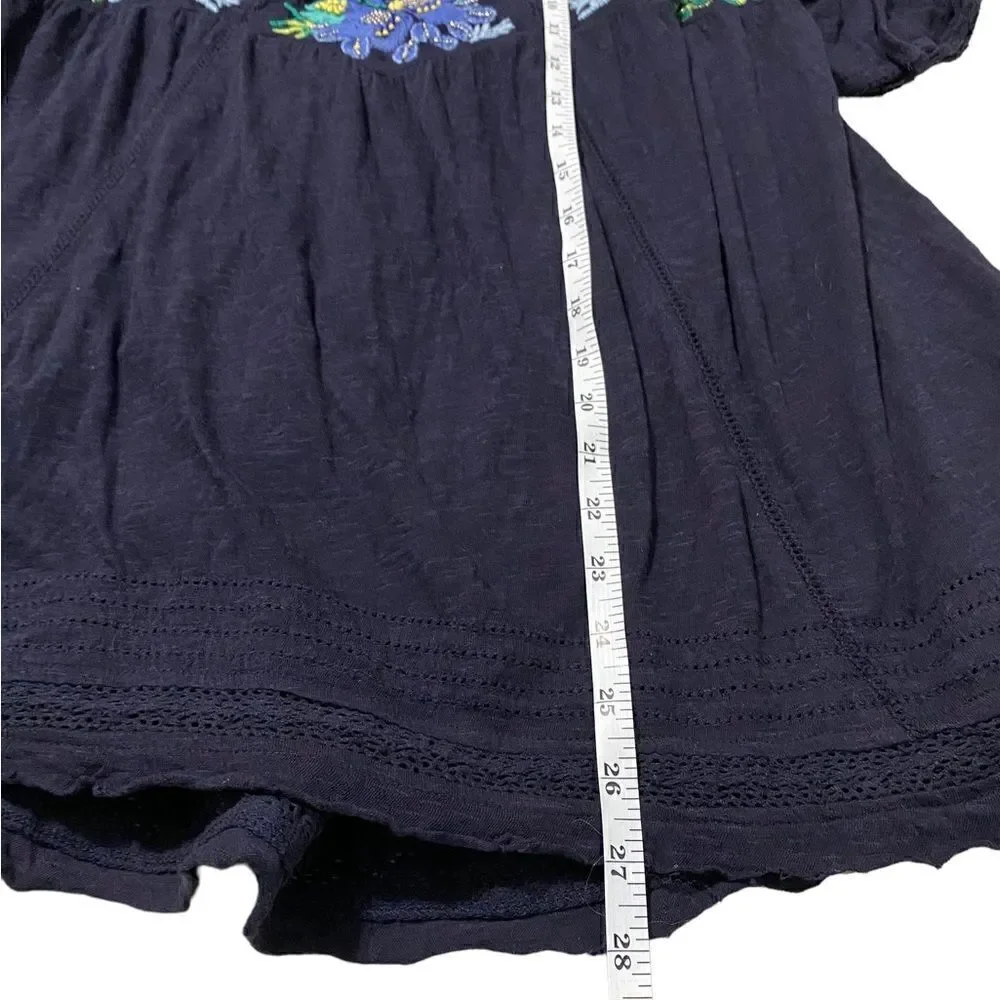 FREE PEOPLE Fast Times Cold Shoulder Top s - Picture 7 of 10